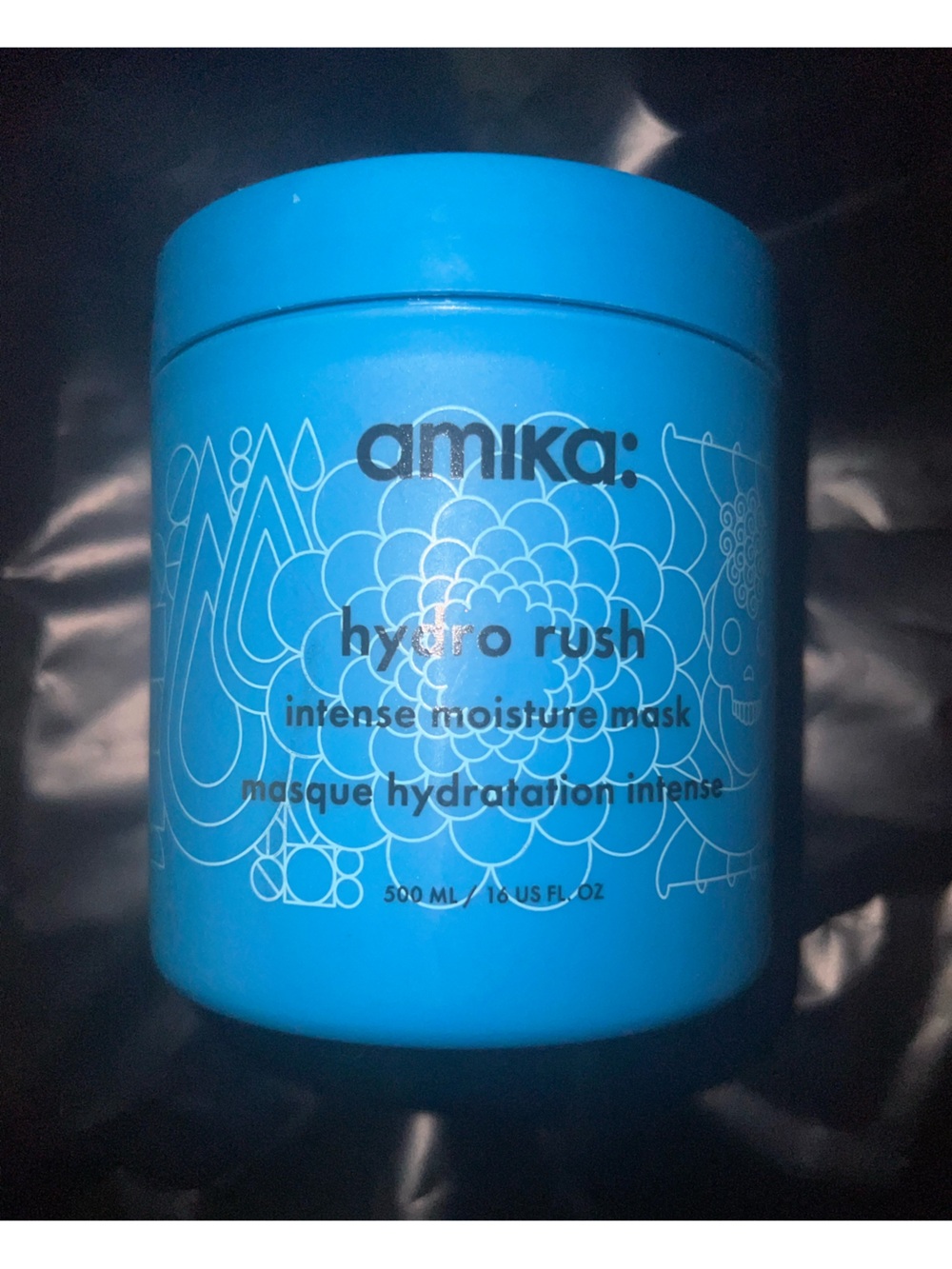 Amika Hydro Rush Intense Moisture Mask - Bright Blue